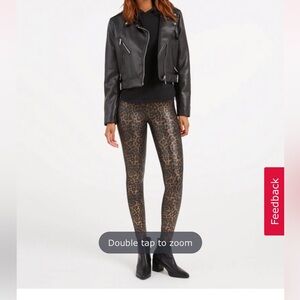 NWT - Spanx Faux Leopard Leggings
